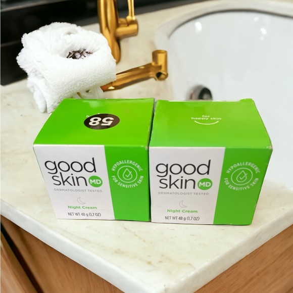 Good Skin Dermatologist Tested Night Cream & Facial Moisturizer With Sunscreen - Picture 1 of 3